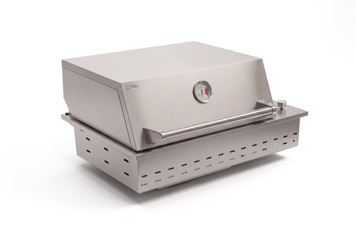 OVO Grill 3B built-in gas grill in brushed stainless steel - studio render