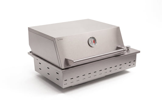 OVO Grill 3B built-in gas grill in brushed stainless steel - studio render